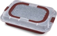 Blaumann BL-3891 Cera Stone Sütőtepsi fedővel 36,5 x 24,5 x 5,5 cm - Barna