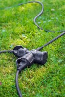 Goobay 65437 3 aljzatos Kültéri Hálózati Hosszabbító 5m - Fekete