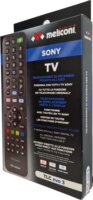 Meliconi 808043 TLC Evo 3 Univerzális Sony TV távirányító - Fekete