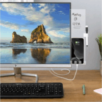 Kikkerland US219 Törölhető tábla monitorra telefontartóval