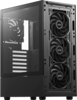 Adata XPG Valor Mesh Midi Torony Számítógépház + 4db 120mm ventilátor - Fekete