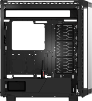 ADATA XPG Battlecruiser II Midi Torony Számítógépház + 4db 120mm ARGB ventilátor - Fekete