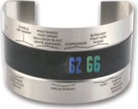 Kikkerland BA03-EU Borosüveg hőmérő - Ezüst