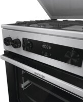 Gorenje GKS6C71XF Kombinált 4 zónás szabadonálló Gáz/Elektromos Tűzhely - Inox