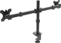 Akyga AK-MB-02 Dual 15"-32" LCD TV / Monitor asztali tartó kar - Fekete (2 kijelző)