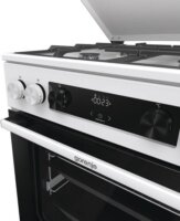 Gorenje GKS6C71WF Kombinált 4 zónás szabadonálló Gáz/Elektromos Tűzhely - Fehér
