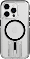 Tech21 EvoCrystal Kick iPhone 15 Pro MagSafe Telefon tok - Fekete/Átlátszó
