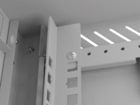 Lanberg 10" Fali rack szekrény 4U 300x300mm - Szürke