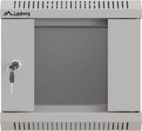 Lanberg 10" Fali rack szekrény 4U 300x300mm - Szürke