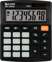 Eleven SDC805NR Irodai számológép - Fekete