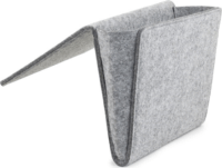 Kikkerland OR74 Kis méretű ágy melletti gyapjú tároló zseb - Szürke