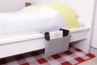 Kikkerland OR74 Kis méretű ágy melletti gyapjú tároló zseb - Szürke