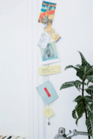 Kikkerland MH35-CO 8db fényképtartó mágneses réz huzallal 147cm - Réz