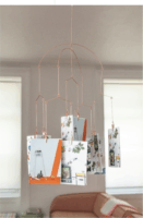 Kikkerland MH19 Függesztett térbeli fényképtartó 10 képnek - Réz