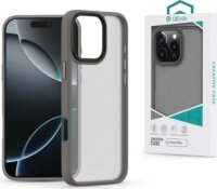 Devia Pino Apple iPhone 16 Pro Hátlapvédő Telefontok - Átlátszó / Szürke