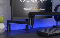 Endorfy Broadcast alacsony profilú RGB Mikrofon tartó kar - Fekete