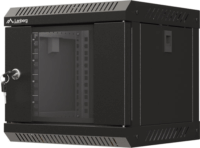 Lanberg 10" Fali rack szekrény 4U 300x300mm - Fekete