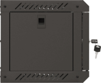 Lanberg 10" Fali rack szekrény 4U 300x300mm - Fekete