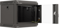 Lanberg 10" Fali rack szekrény 4U 300x300mm - Fekete