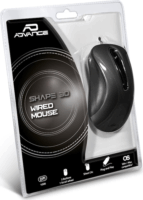 Advance Shape 3D Vezetékes Egér - Fekete