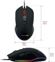 Advance GTA 210 Vezetékes Gamer Egér - Fekete