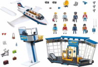 Playmobil 71153 City Action - Repülőtér irányítótoronnyal és utasszállító repülőgéppel