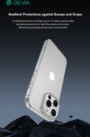 Devia Naked Apple iPhone 15 Hátlapvédő Telefontok - Átlátszó
