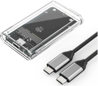 Orico TC10-MS-GR mSATA USB Type-C Külső SSD ház - Átlátszó