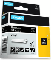 Dymo 1805436 Rhino Industrial Vinyl XL 19mm / 5.5m Feliratozógép szalag - Fekete alapon fehér