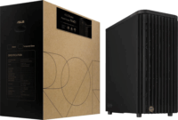 ASUS ProArt PA401 Wood Metal PWM Midi Torony Számítógépház + 1db 120mm + 2db 160mm ventilátor - Fekete