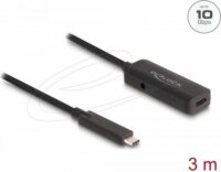 DeLock 80027 USB-C apa - USB-C anya 3.0 Hosszabbító kábel 3m - Fekete