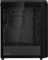 ASUS ProArt PA401 Wood Edition Midi Torony Számítógépház + 2db 160mm + 1db 120mm ventilátor - Fekete