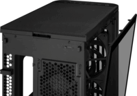 ASUS ProArt PA401 Wood Edition Midi Torony Számítógépház + 2db 160mm + 1db 120mm ventilátor - Fekete