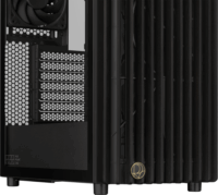 ASUS ProArt PA401 Wood Edition Midi Torony Számítógépház + 2db 160mm + 1db 120mm ventilátor - Fekete