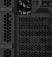 ASUS ProArt PA401 Wood Edition Midi Torony Számítógépház + 2db 160mm + 1db 120mm ventilátor - Fekete