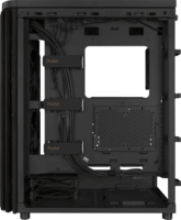 ASUS ProArt PA401 Wood Edition Midi Torony Számítógépház + 2db 160mm + 1db 120mm ventilátor - Fekete