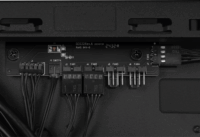 ASUS ProArt PA401 Wood Edition Midi Torony Számítógépház + 2db 160mm + 1db 120mm ventilátor - Fekete