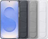 Samsung Galaxy S25+ Szilikon Hátlapvédő Telefontok Szíjjal - Fehér