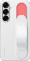 Samsung Galaxy S25+ Szilikon Hátlapvédő Telefontok Szíjjal - Fehér