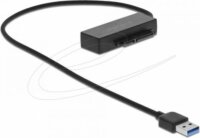 DeLock 64086 3.5" USB-A 3.2 Külső HDD/SSD ház - Áttetsző