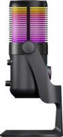 Rampage 41150 DIYEZ USB Asztali RGB Kondenzátor Mikrofon - Fekete