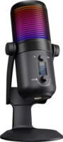 Rampage 41150 DIYEZ USB Asztali RGB Kondenzátor Mikrofon - Fekete