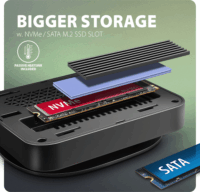 Axagon HMC-UFO Univerzális USB-C Laptop dokkoló állomás 100 Watt