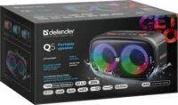 Defender 65305 Q5 Bluetooth hordozható hangszóró 20 Watt - Fekete