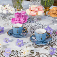 Bialetti Bridgerton Kávéscsésze és alátét (2db / csomag)