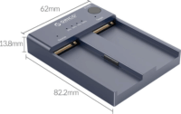 Orico M2P2-C3-C-EU-GY-BP SSD Dokkoló és klónozó állomás (USB 3.0 - M.2)