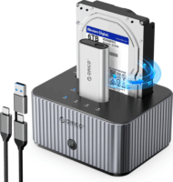 Orico IT28E-C-EU-GY-BP SSD/HDD Dokkoló és klónozó állomás (USB-C - SATA / M.2)