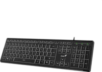 Genius SlimStar 820 Vezetékes billentyűzet - Fekete US