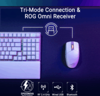 ASUS ROG Strix Scope II 96 RX Wireless Mechanikus Gaming Billentyűzet UK - Fehér