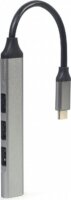 Gembird UHB-CM-U3P1U2P3-03 USB Type-C 3.1 4-portos HUB (1x USB3 + 3x USB2)
